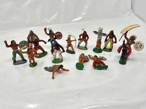 Indianer figuren elastolin - figuren,