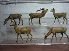 5 Massehirsche von Lineol