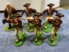6x Elastolin Soldaten 7cm #