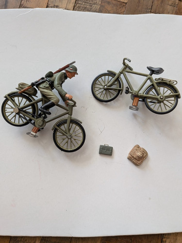 Lineol soldat fahrradfahrer - fahrradfahrer, +